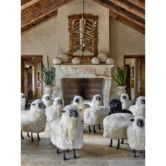 Handcrafted Sheep Stool