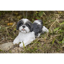 Shih Tzu Lying Down Statue