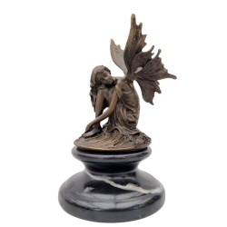 Sitting Fairy - Bronze Fairy - Pixie