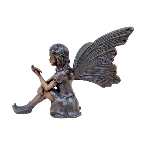 Bronze Pixie - little bronze elf - Bronze fairy - Gift figures