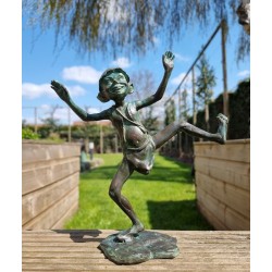 Bronze Pixie - Bronze gnome - Bronze fairy - Gift figures