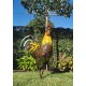 Large iron rooster - Decorative Rooster - Metal garden animals - Garden and patio inspiration