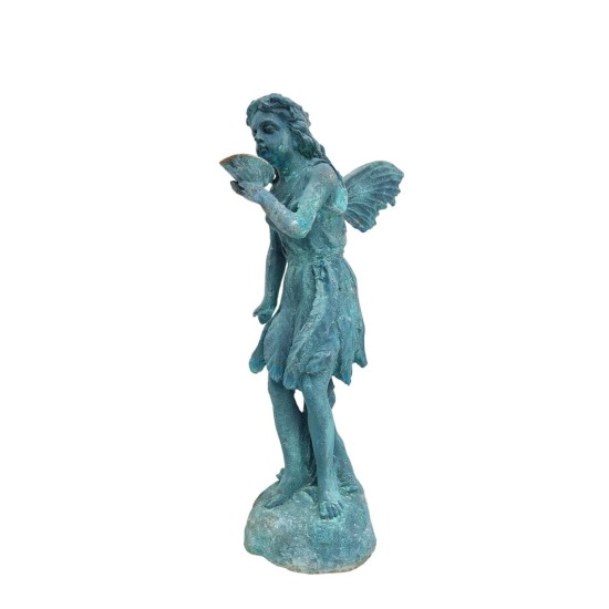 Cast Iron Garden Fairy - Garden Angel - Magical Garden Decoration - Fairytale Garden Design