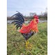 Large iron rooster - Decorative Rooster - Metal garden animals - Garden and patio inspiration - Easter decoration
