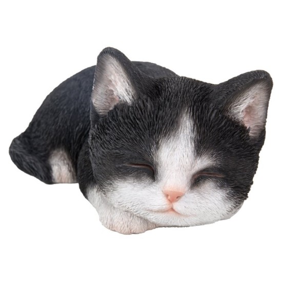 Tabby Kitten Sleeping Statue