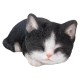 Tabby Kitten Sleeping Statue