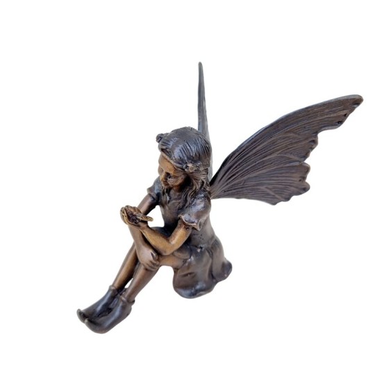 Bronze Pixie - little bronze elf - Bronze fairy - Gift figures