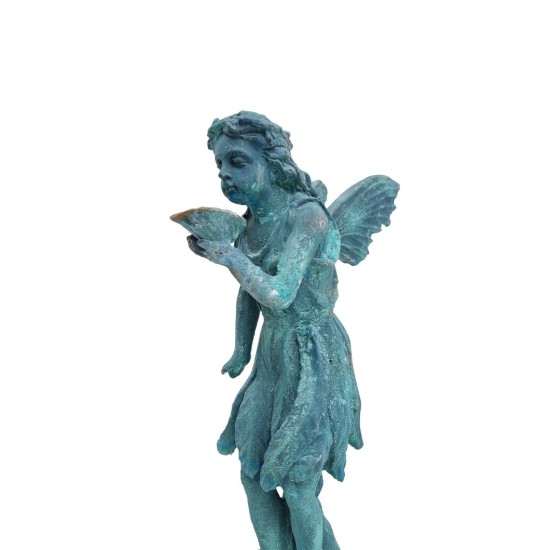 Cast Iron Garden Fairy - Garden Angel - Magical Garden Decoration - Fairytale Garden Design
