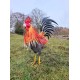 Large iron rooster - Decorative Rooster - Metal garden animals - Garden and patio inspiration - Easter decoration