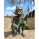 Bronze Pixie - Bronze gnome - Bronze fairy figure - Bronze art