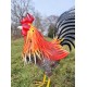 Large iron rooster - Decorative Rooster - Metal garden animals - Garden and patio inspiration - Easter decoration