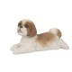 Shih Tzu Lying Down Statue