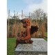 Antique garden sculpture of an Angel (boy) - Sitting model