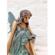 Bronze elf - Fairy sculpture - Decorative sculpture of an angel - Bronze fairy