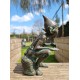 Bronze Pixie - Bronze gnome - Bronze fairy figure - Bronze art