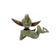 Extra large garden pixie - Bronze lawn art - Bronze garden gnome