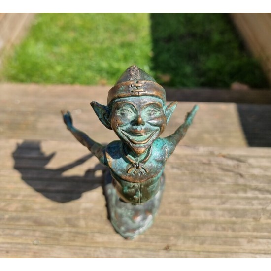 Bronze Pixie - Bronze gnome - Bronze fairy - Gift figures - Goblin