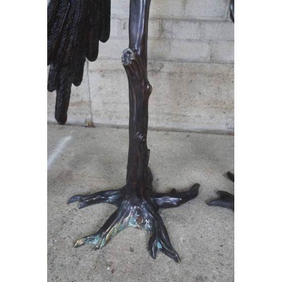 Antique French Art Deco Bronze Macaw Parrot Sculptures – Camille, 1920s