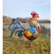 Large iron rooster - Decorative Rooster - Metal garden animals - Garden and patio inspiration