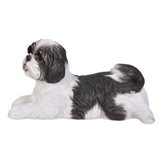 Shih Tzu Lying Down Statue