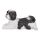 Shih Tzu Lying Down Statue