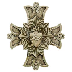 Sacred Heart Of Jesus Garden Wall Plaque