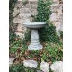 Stunning Stone Twist Base Design Garden Bird Bath