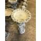 Stunning Stone Twin Cherub Garden Bird Bath