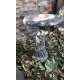 Stunning Stone Tree Trunk Design Garden Bird Bath