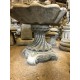 Stunning Stone Shell Sculpture Garden Bird Bath