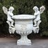 "Amorini" Cherub-Decorated Magnesium Urn
