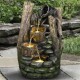 Resin Well 2 Pouring Pails Fountain with Light