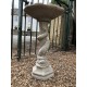 Stunning Stone Twisted Serpent Sculpture Garden Bird Bath