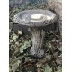 Stunning Stone Tree Trunk Design Garden Bird Bath