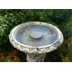 Stunning Stone Three Graces Garden Bird Bath