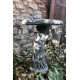 Stunning Stone Tree Trunk Design Garden Bird Bath