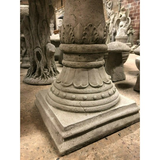 Stunning Stone Traditional Garden Bird Bath