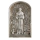 Saint Fiacre Wall Plaque   St Fiacre Gardener and Healer
