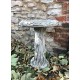 Stunning Stone Tree Trunk Design Garden Bird Bath