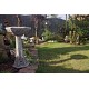 Stunning Freestanding Stone Art Noveau Garden Bird Bath