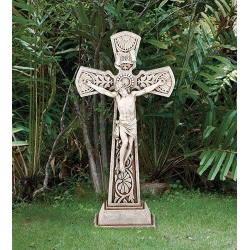 Jesus INRI Gorgeous Garden Cross Large 24 Inch