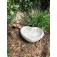 Stunning Stone Heart Garden Bird Bath/Feeder