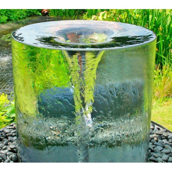 Outdoor Spiral Fountain with Reservoir & Pump Kit