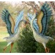 Large Iron Dancing Cranes