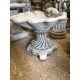 Stunning Stone Shell Sculpture Garden Bird Bath