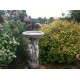 Stunning Stone Three Graces Garden Bird Bath