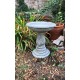 Stunning Stone Twist Base Design Garden Bird Bath