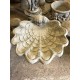 Stunning Stone Shell Sculpture Garden Bird Bath
