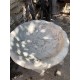 Stunning Large Stone Leaf Design Garden Bird Bath