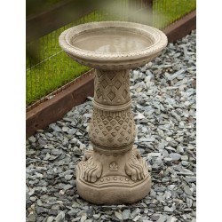 Lions Foot Design Stone Garden Birdbath